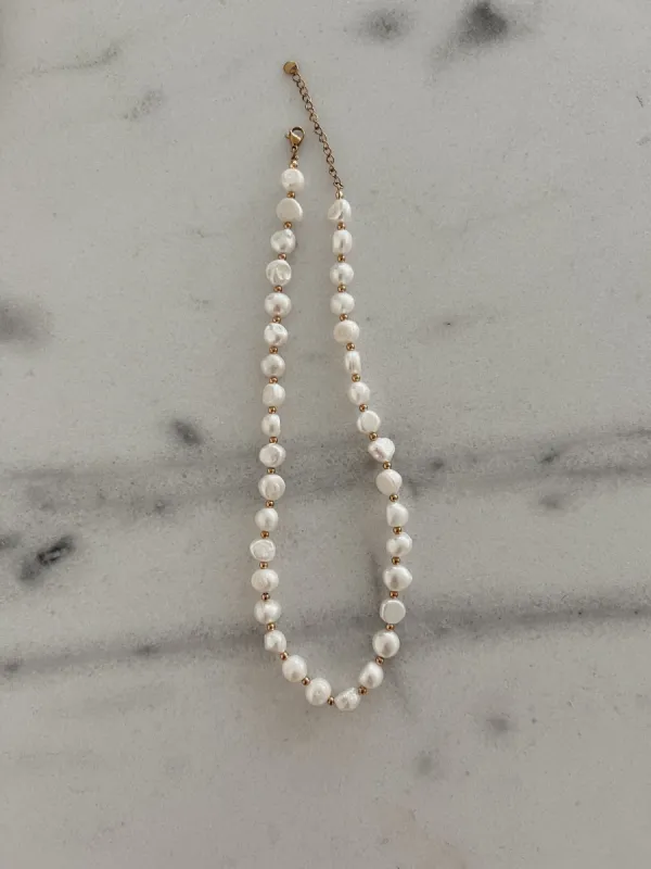 GLAM PEARL NECKLACE sold by Buddy Love