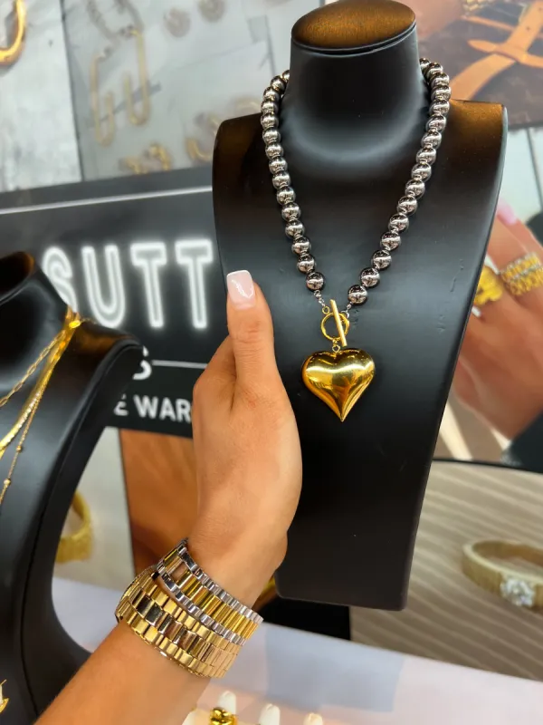 GLAM HEART NECKLACE sold by Buddy Love