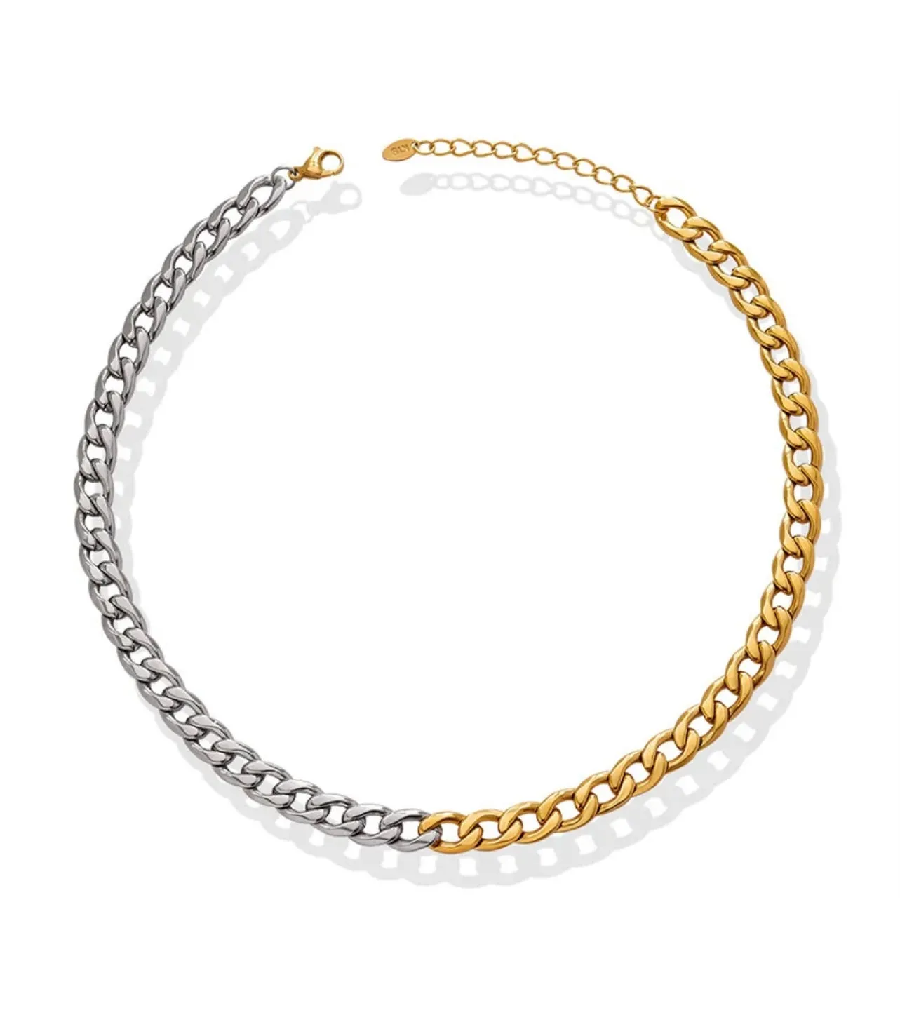 GOLD + SILVER CHAIN NECKLACE sold by Buddy Love
