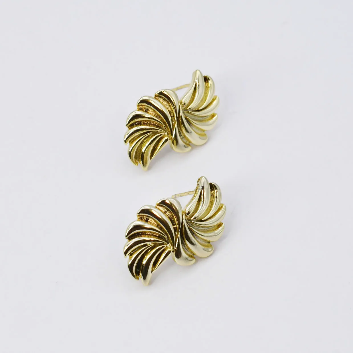 Pinwheel Gold Earring sold by Buddy Love product image thumbnail 4