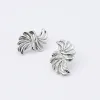 Pinwheel Silver Earring sold by Buddy Love