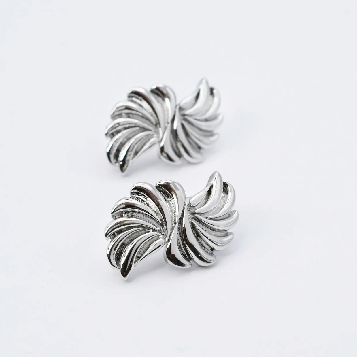 Pinwheel Silver Earring sold by Buddy Love product image thumbnail 3