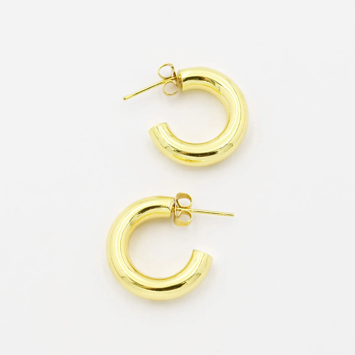 Sarah Chunky Gold Earring sold by Buddy Love product image thumbnail 2