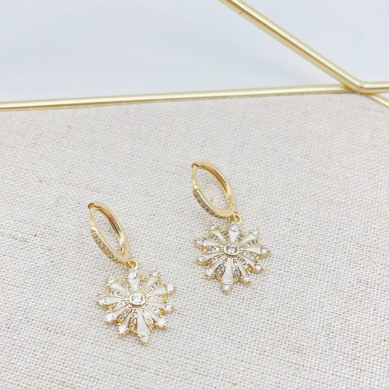 White crystal heart Earring sold by Buddy Love
