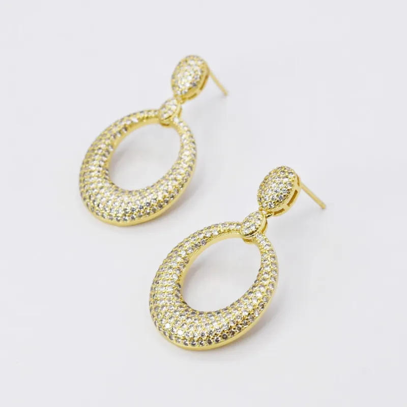 Gleaming Pave Earrings sold by Buddy Love