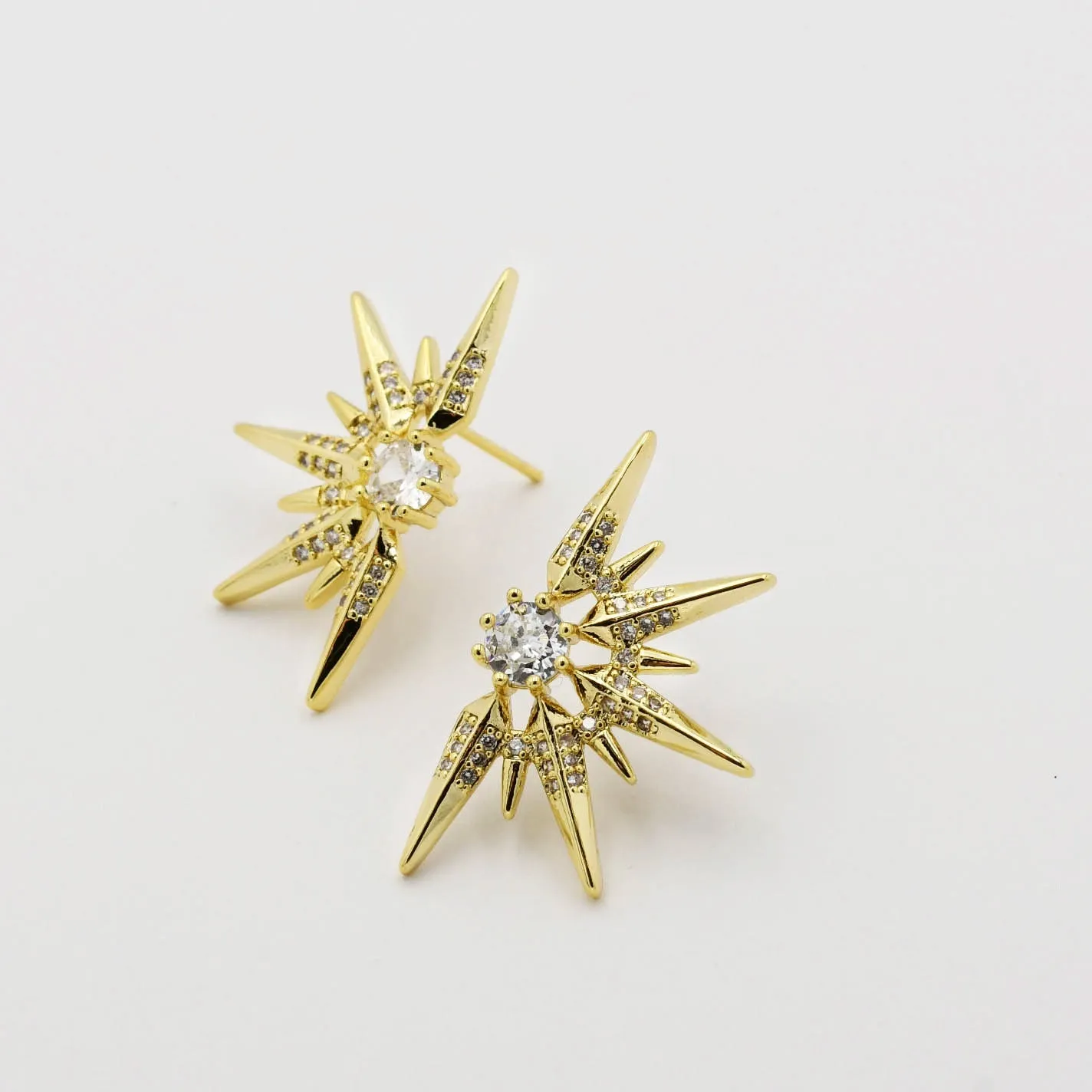 Half Stellar Gold Earring sold by Buddy Love product image thumbnail 2