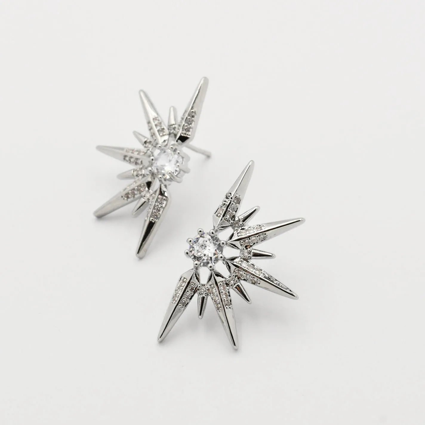 Half Stellar Silver Earring sold by Buddy Love product image thumbnail 2