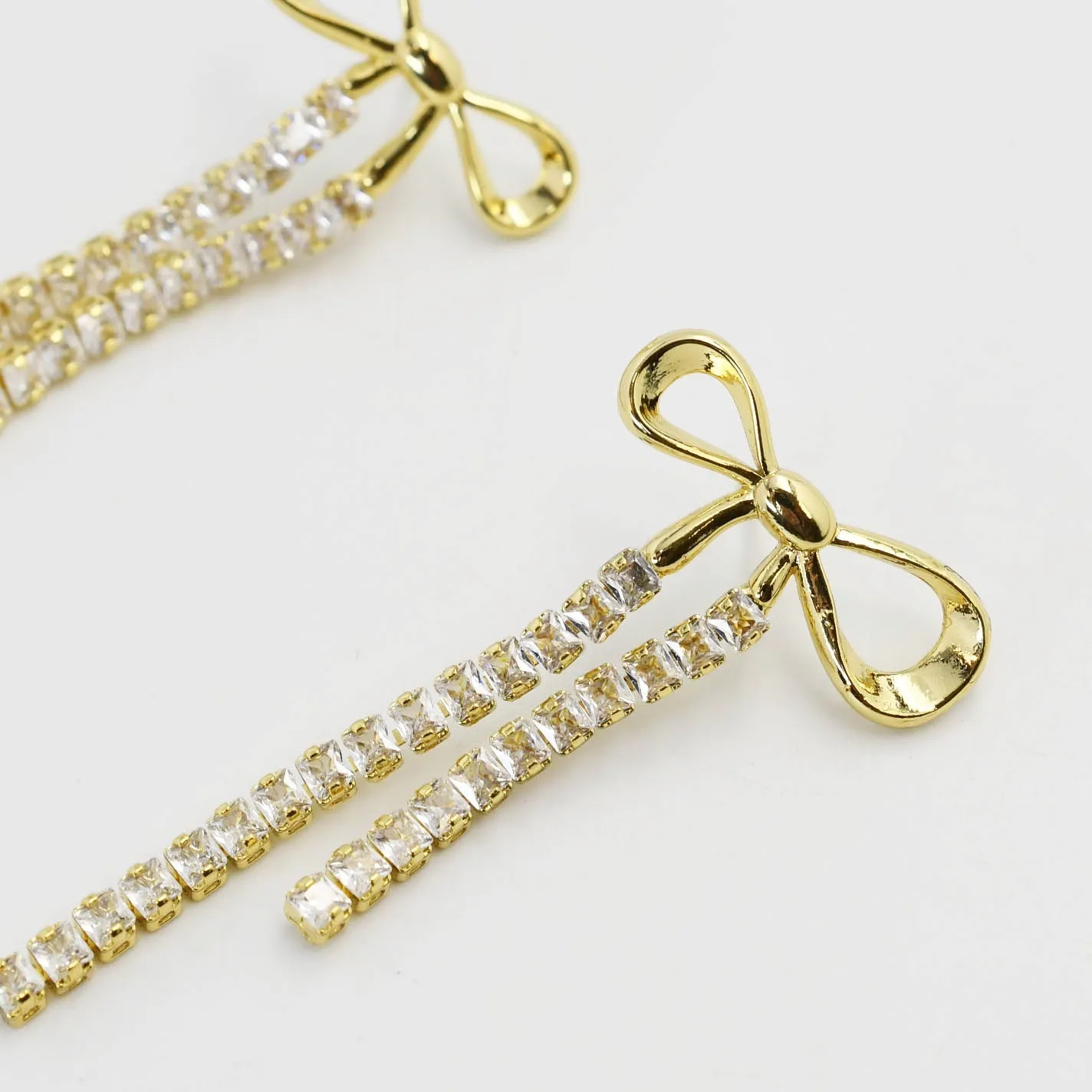 Elegance Bow Gold Earring sold by Buddy Love