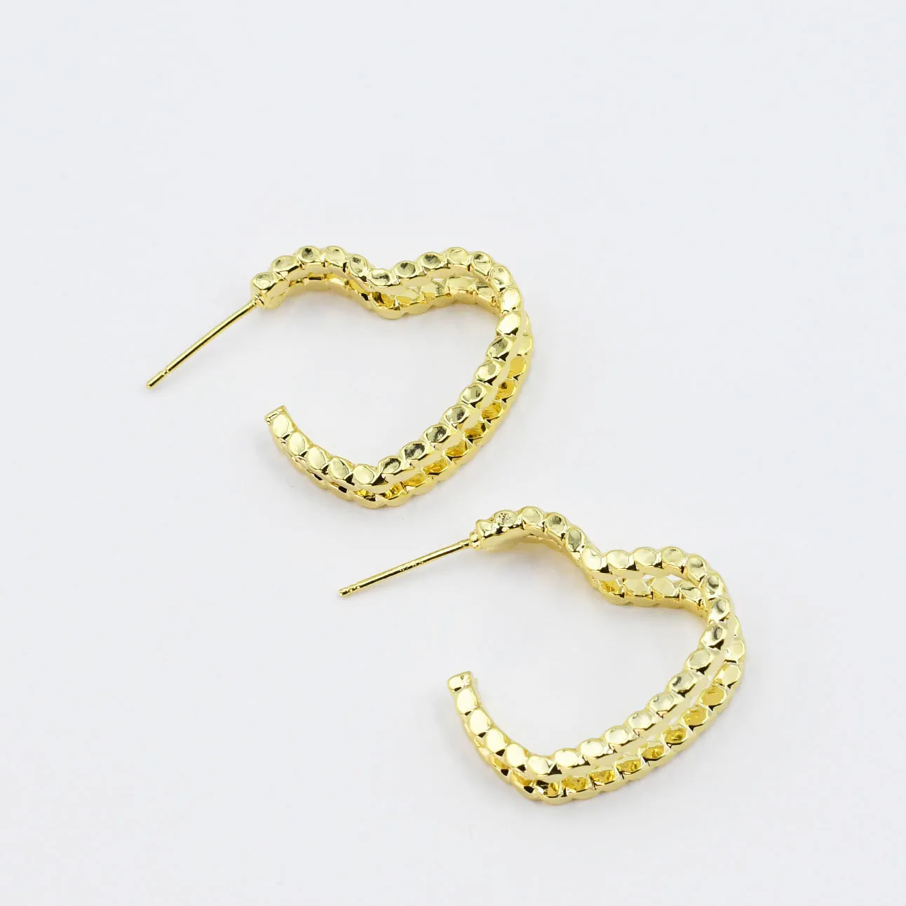 Dual Heart Earring sold by Buddy Love product image thumbnail 3