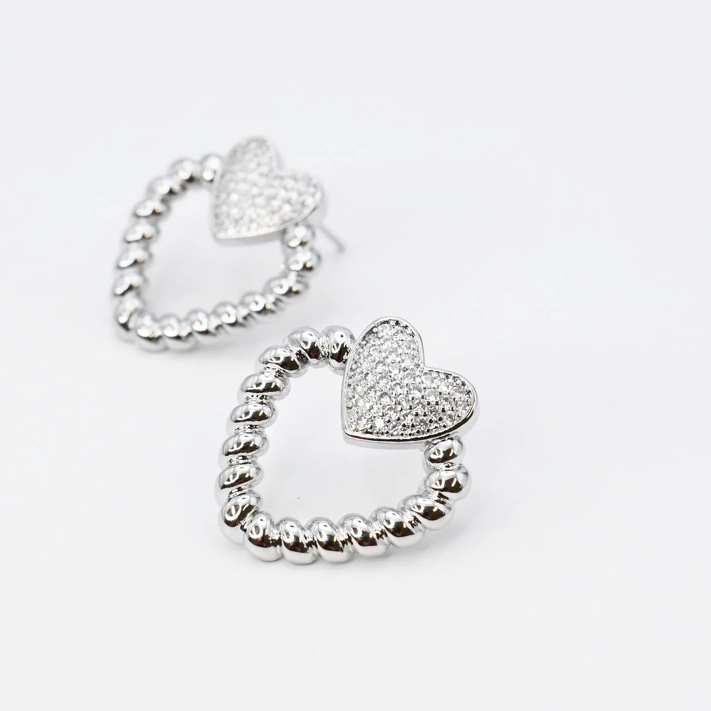 Adore Stud Earring Silver sold by Buddy Love product image thumbnail 2