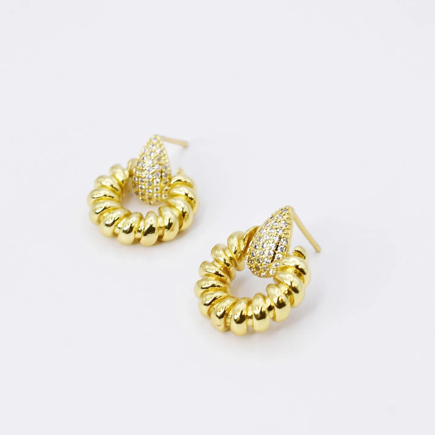 Anabeth Gold Stud Earring sold by Buddy Love