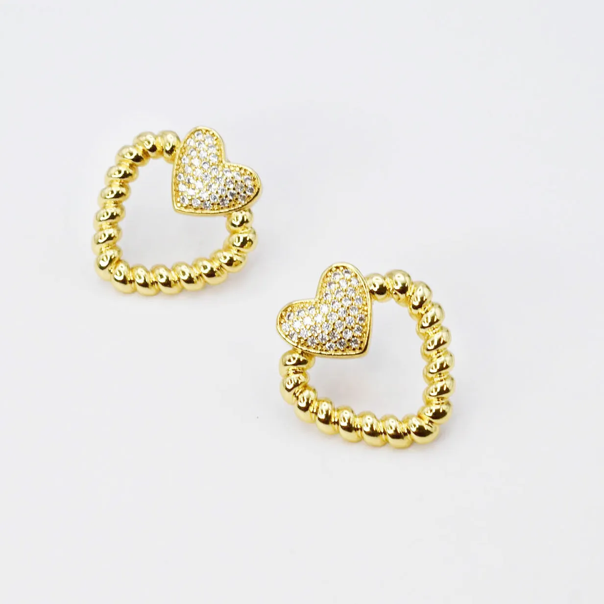 Adore Stud Earring Gold sold by Buddy Love