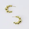 Bubble Hoop Earring Gold sold by Buddy Love