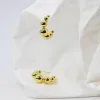 Bubble Hoop Earring Gold sold by Buddy Love