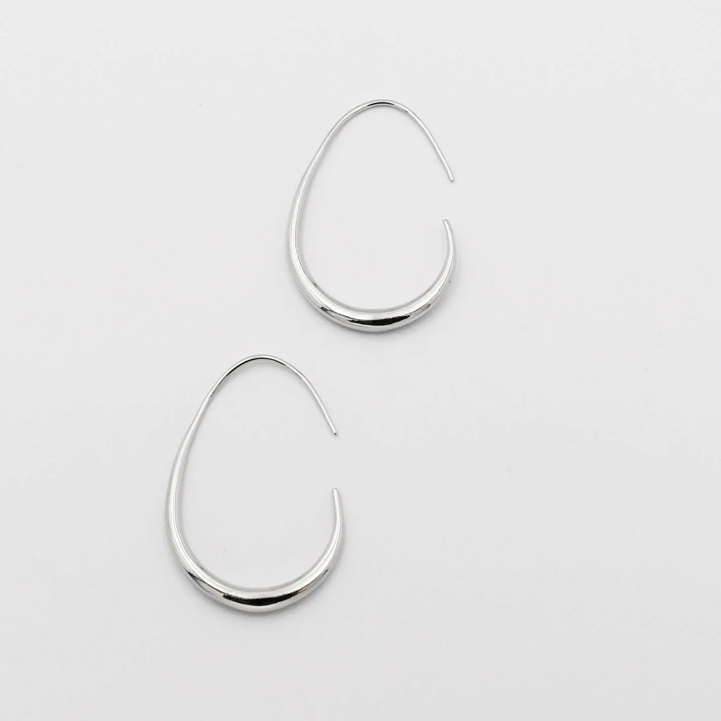 Dainty Silver Hoop Earring sold by Buddy Love