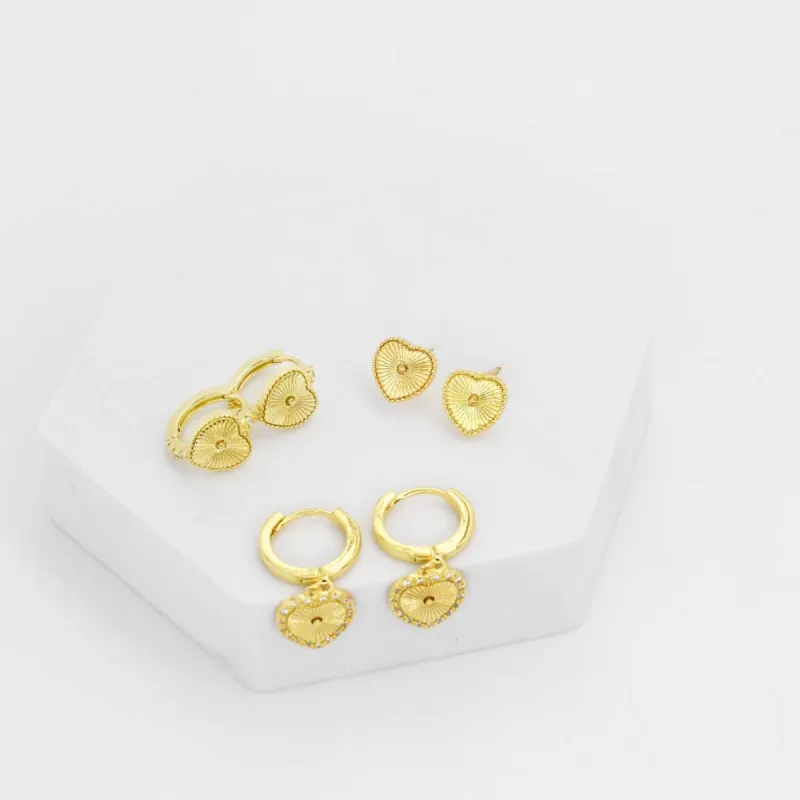 All Hearts Stud Earring Set sold by Buddy Love