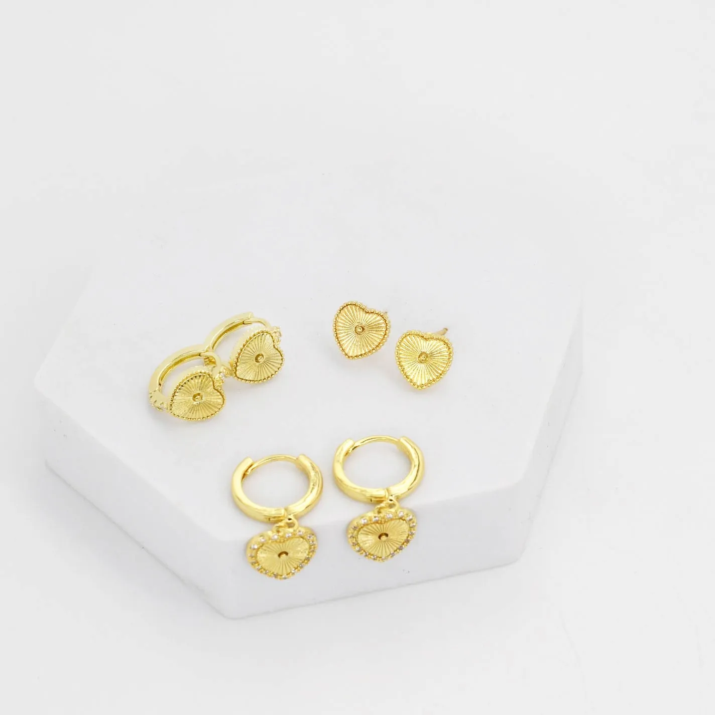 All Hearts Stud Earring Set sold by Buddy Love