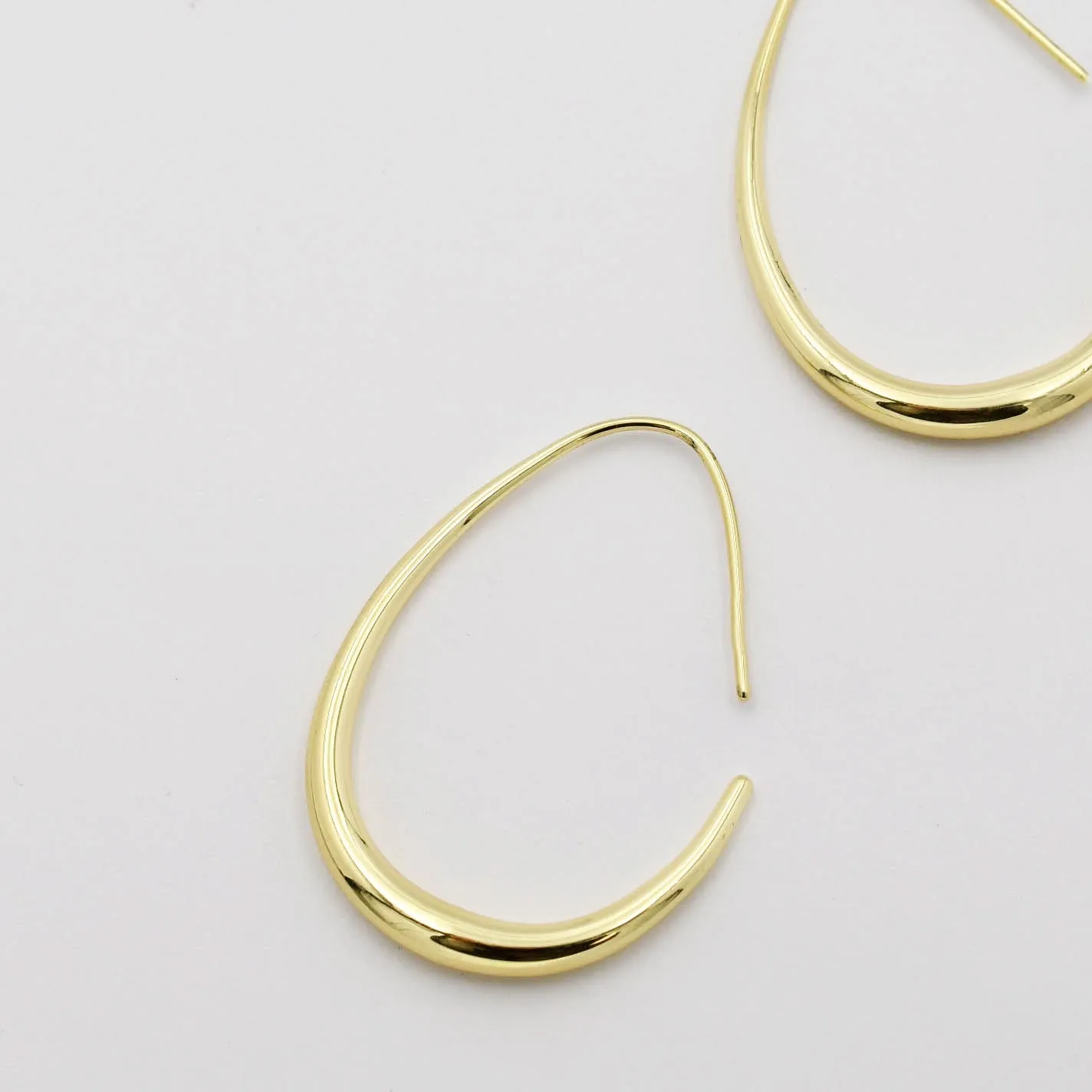 Dainty Gold Hoop Earring sold by Buddy Love product image thumbnail 2