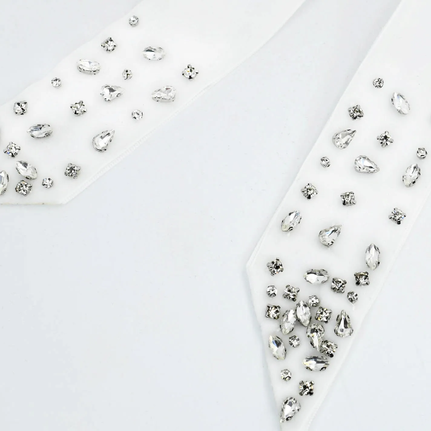 White Jeweled Bow sold by Buddy Love product image thumbnail 3