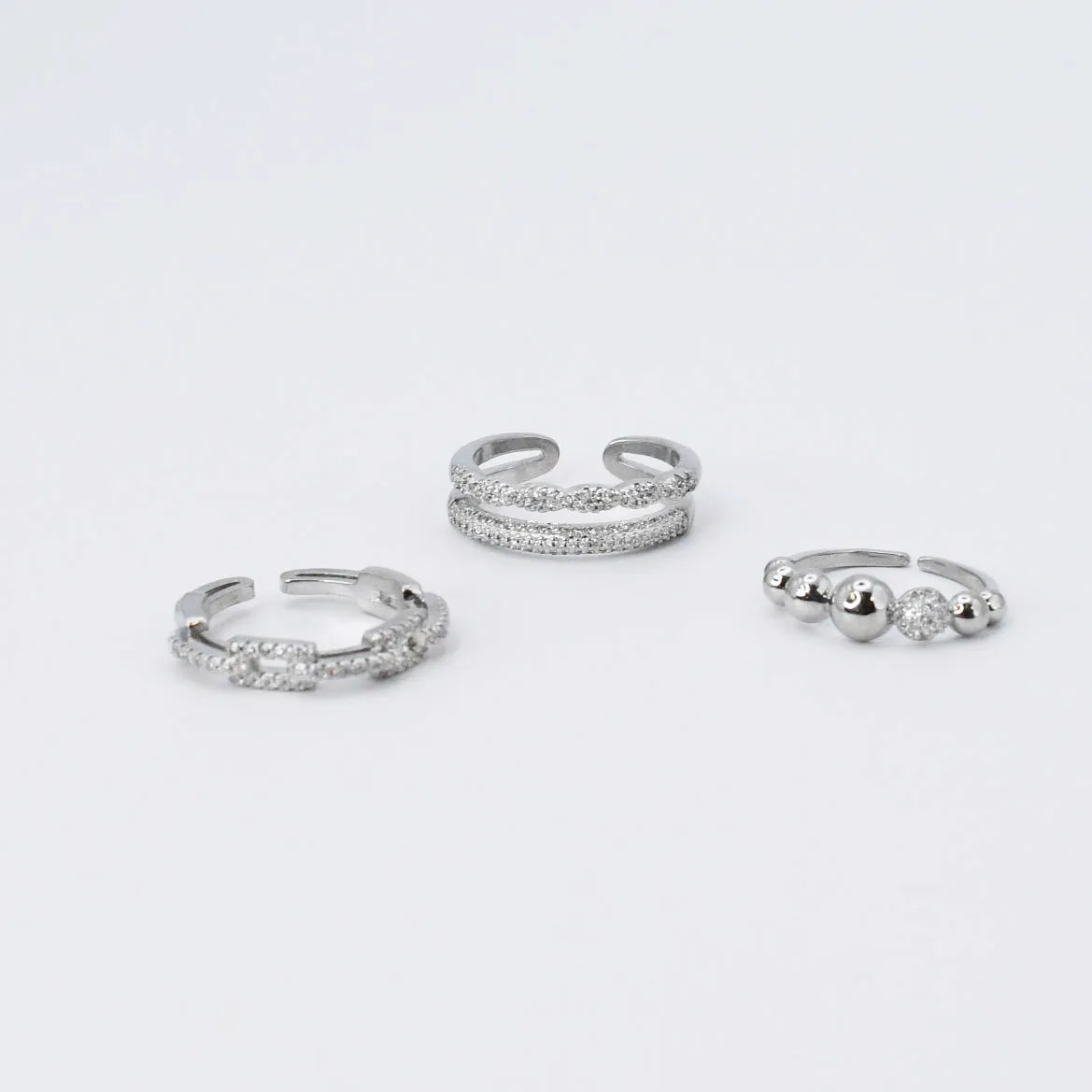 Radiant Glam Ring Set G14 sold by Buddy Love product image thumbnail 2