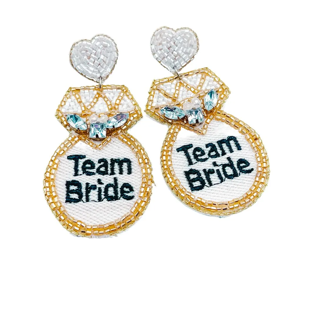 Team Bride Earrings sold by Buddy Love