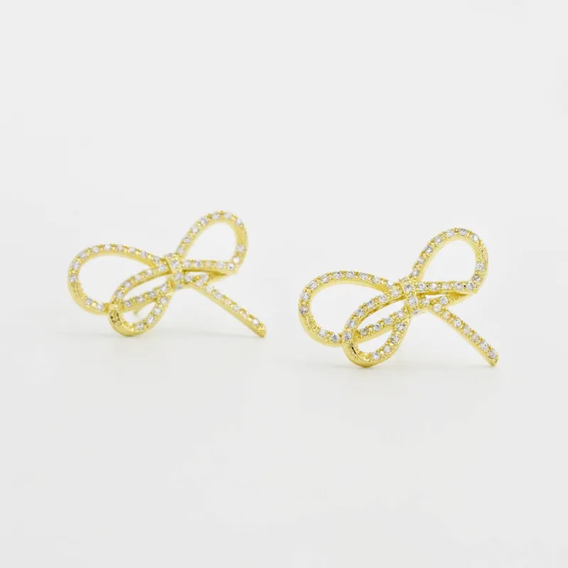 Little Bow Stud Earrings sold by Buddy Love