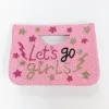 Let's Go Girls Beaded Clutch Pink sold by Buddy Love