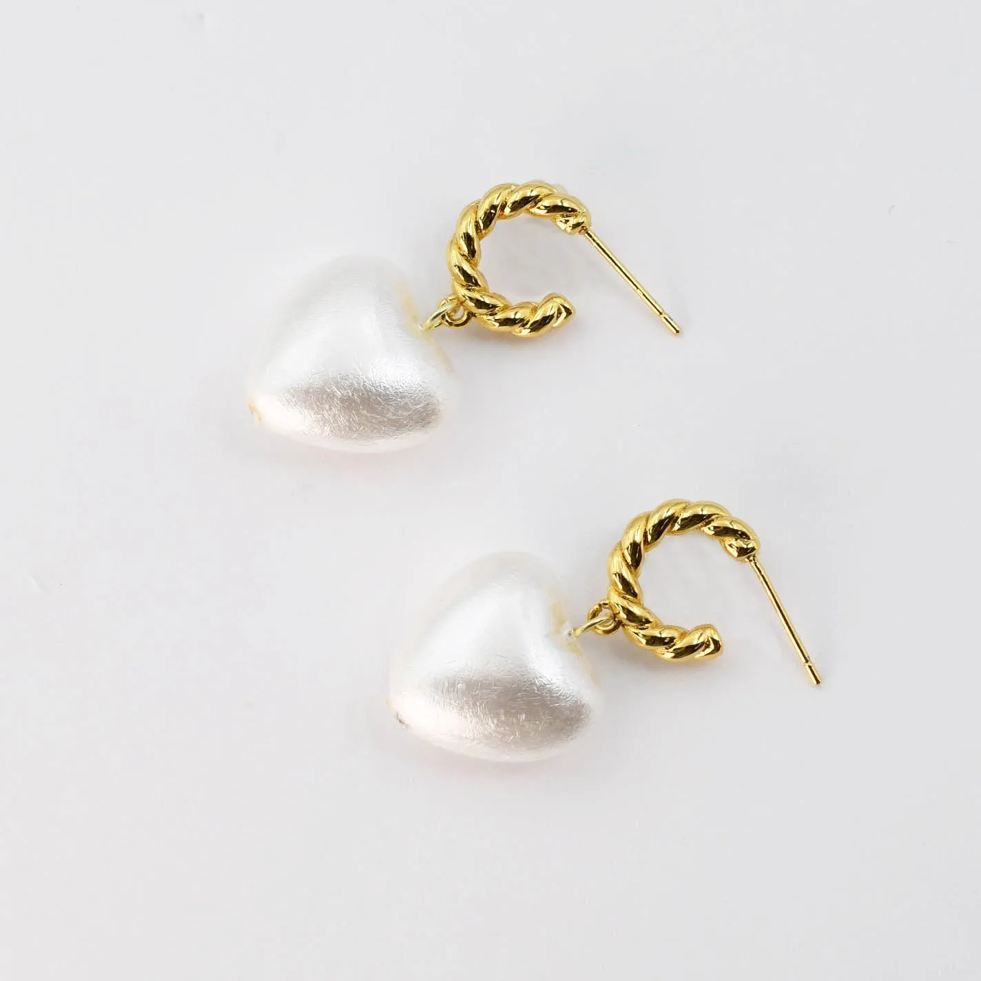 Darling Pearl Gold Earrings sold by Buddy Love