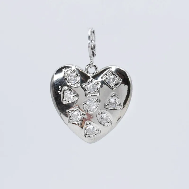 Big Heart Silver Charm sold by Buddy Love