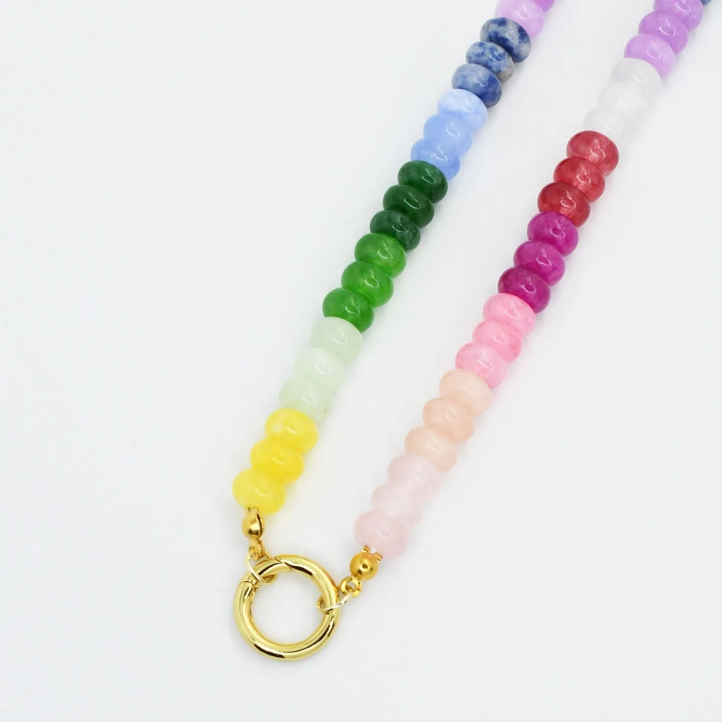 Brooke Multicolored Gemstone Necklace sold by Buddy Love