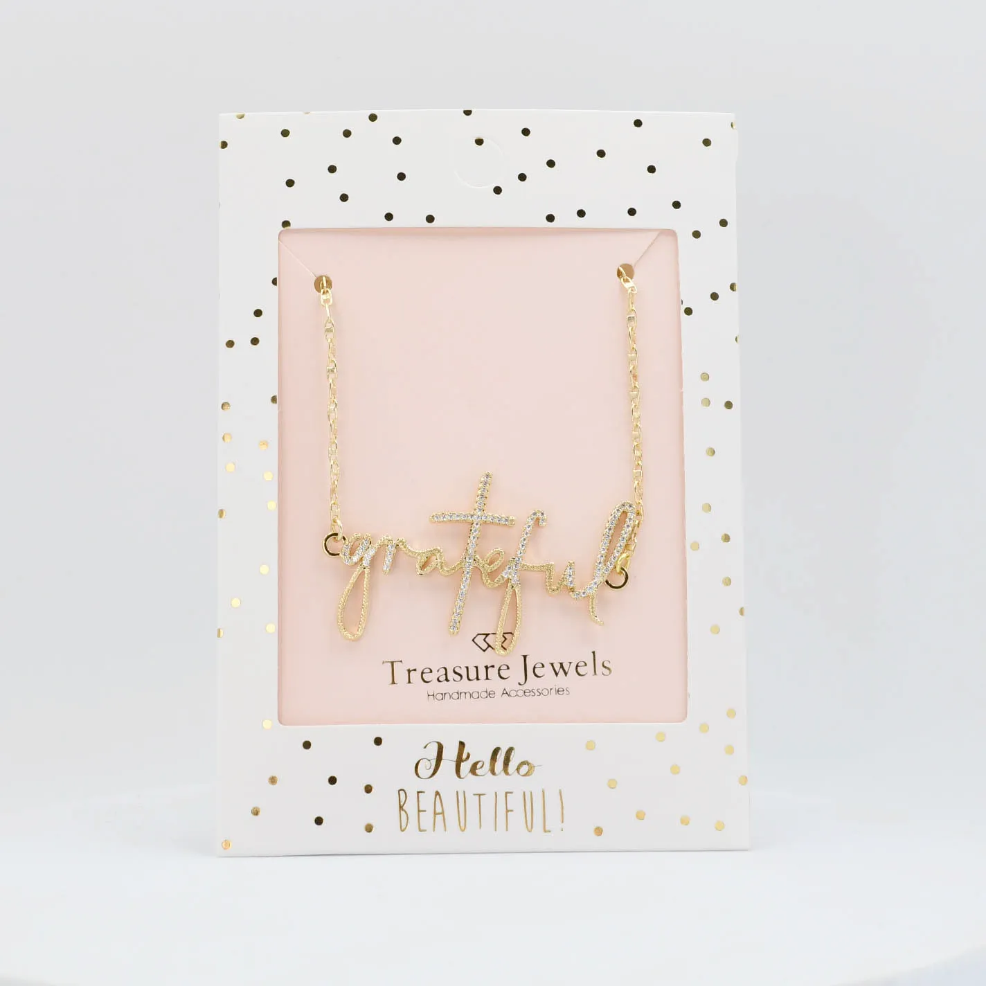 Grateful Necklace Gold sold by Buddy Love product image thumbnail 3