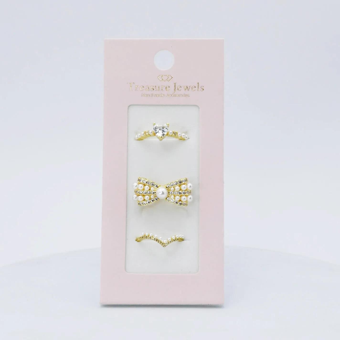 Pearl and Diamond Ring Set sold by Buddy Love