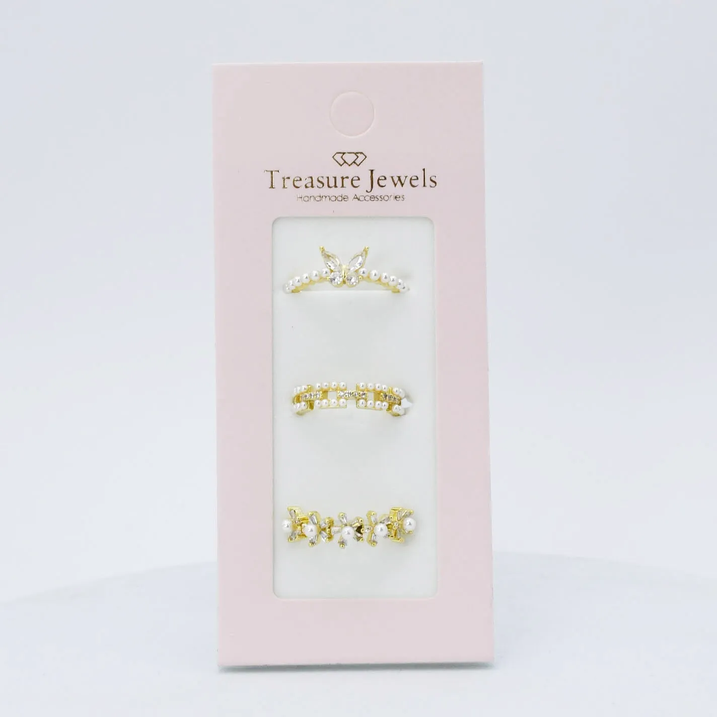 Harmony Pearl Ring Set sold by Buddy Love