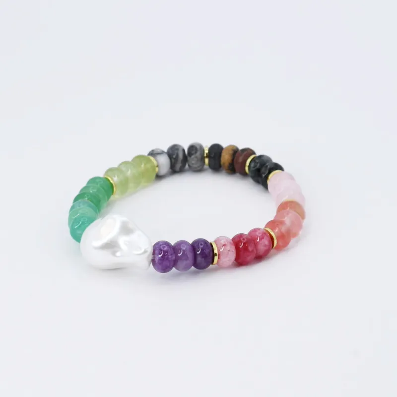 Tatiana Beaded Bracelet with Pearl sold by Buddy Love