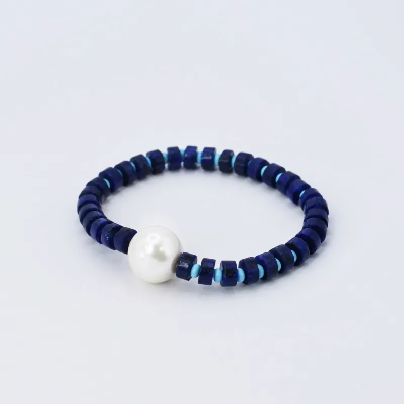 Lady in Blue Beaded Bracelet sold by Buddy Love