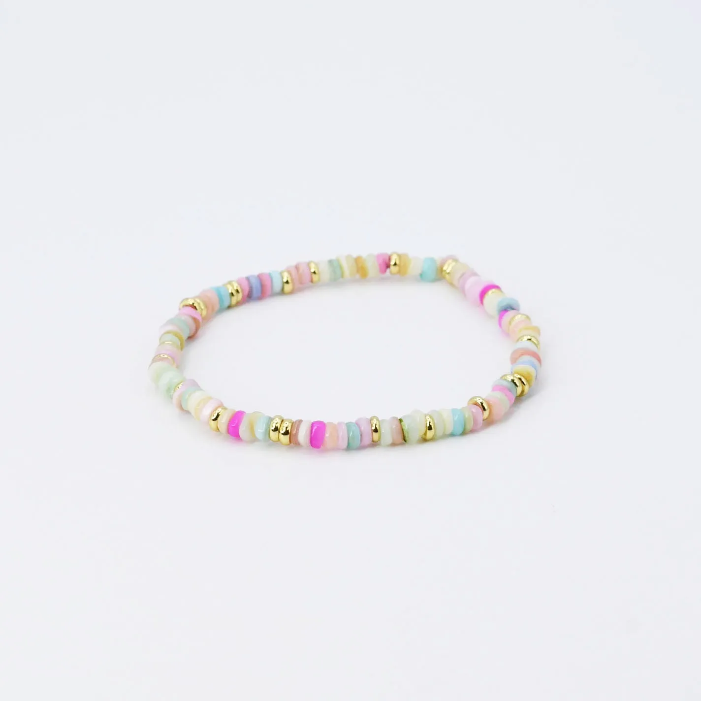 Dainty Pastel Beaded Bracelet sold by Buddy Love