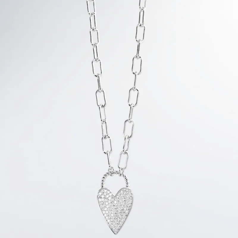 True Love Silver Necklace sold by Buddy Love