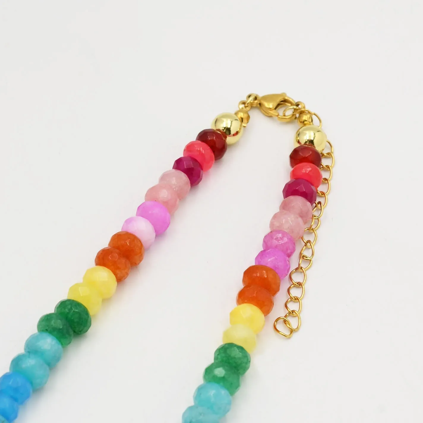 Rainbow Gemstone Necklace sold by Buddy Love product image thumbnail 2