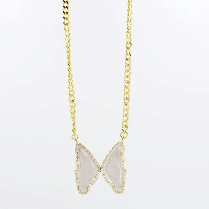 Shimmering Flutter Necklace sold by Buddy Love