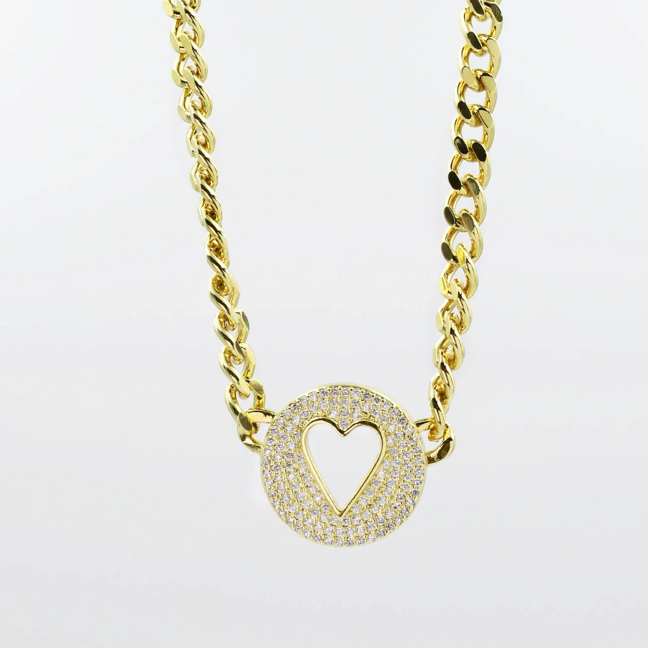 Sparkling Love Gold Necklace sold by Buddy Love product image thumbnail 2