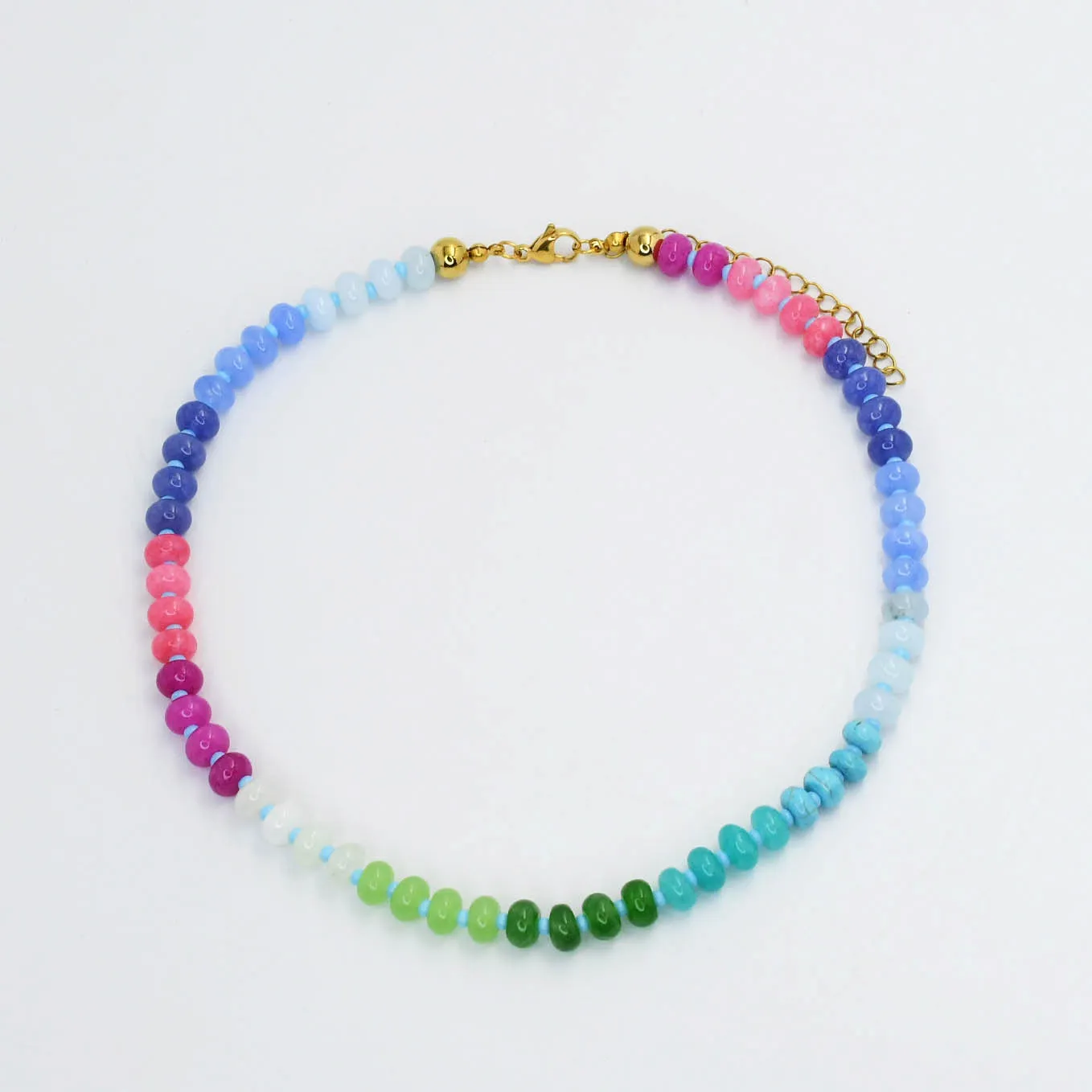Mint Gemstone Necklace sold by Buddy Love product image thumbnail 2