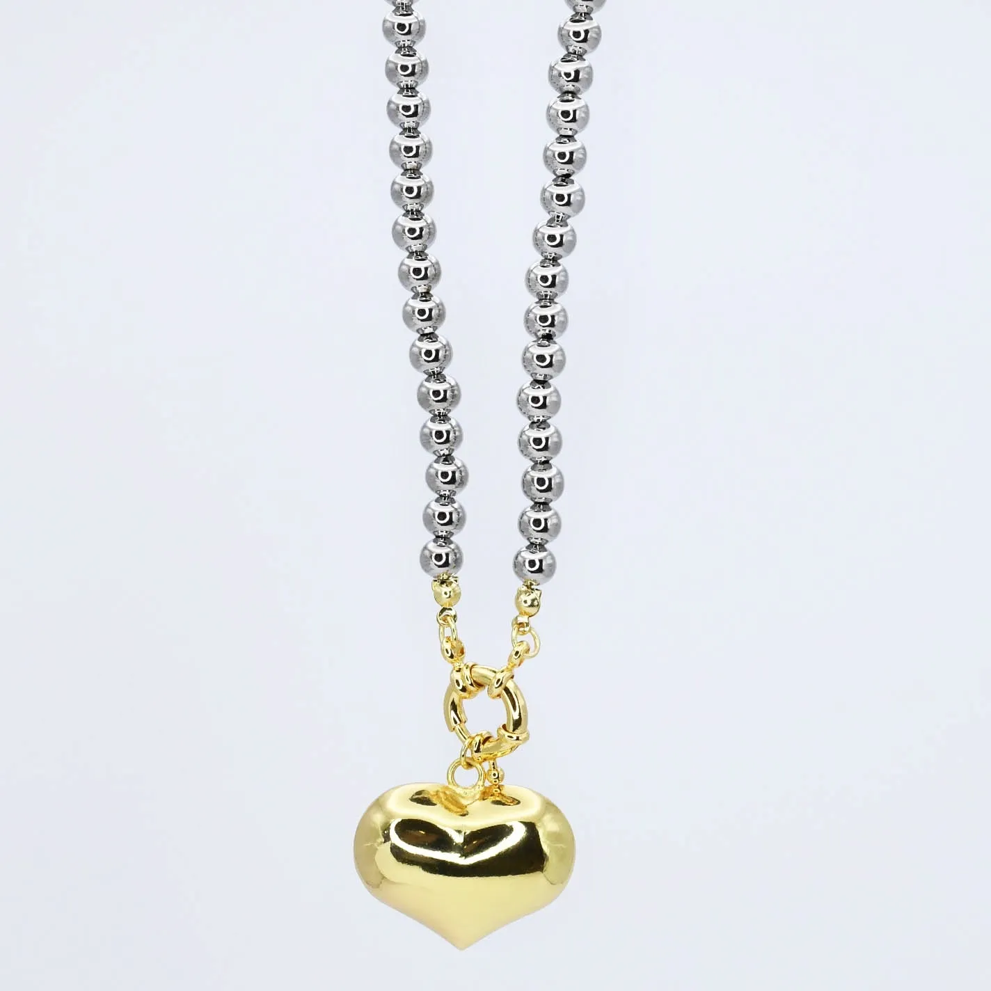 Luxe Love Silver/Gold Necklace sold by Buddy Love