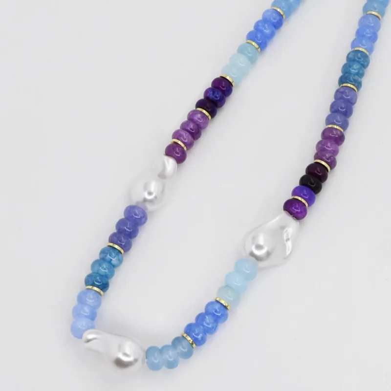 Mermaid Pearl Gemstone Necklace sold by Buddy Love