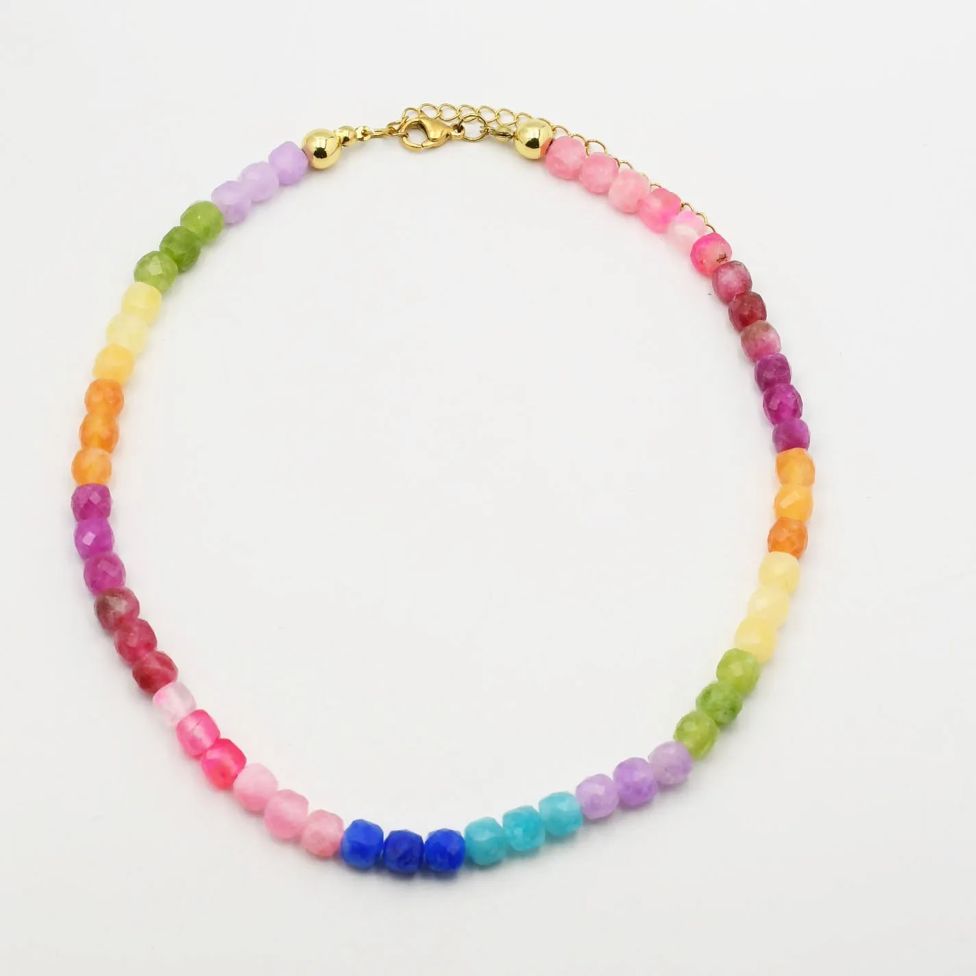 Multi Gemstone Necklace sold by Buddy Love product image thumbnail 2