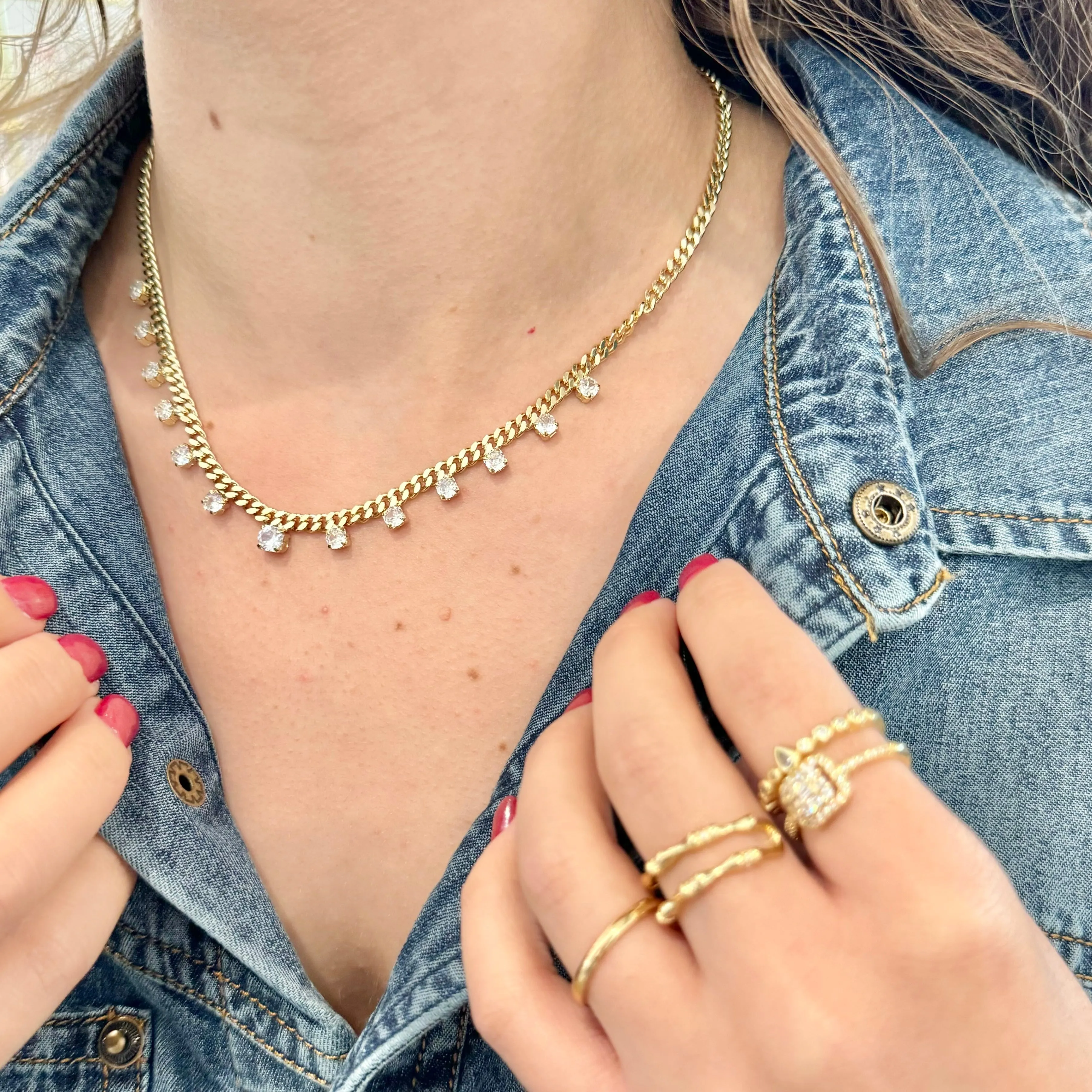 Enchanted Crystals Necklace sold by Buddy Love product image thumbnail 2