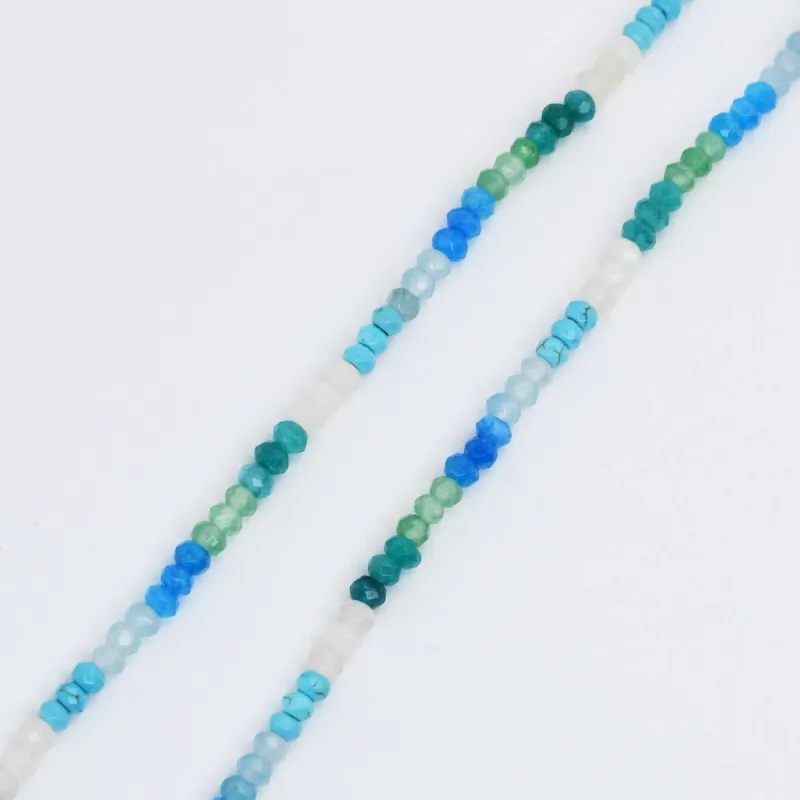 Indigo Dainty Gemstone Necklace sold by Buddy Love