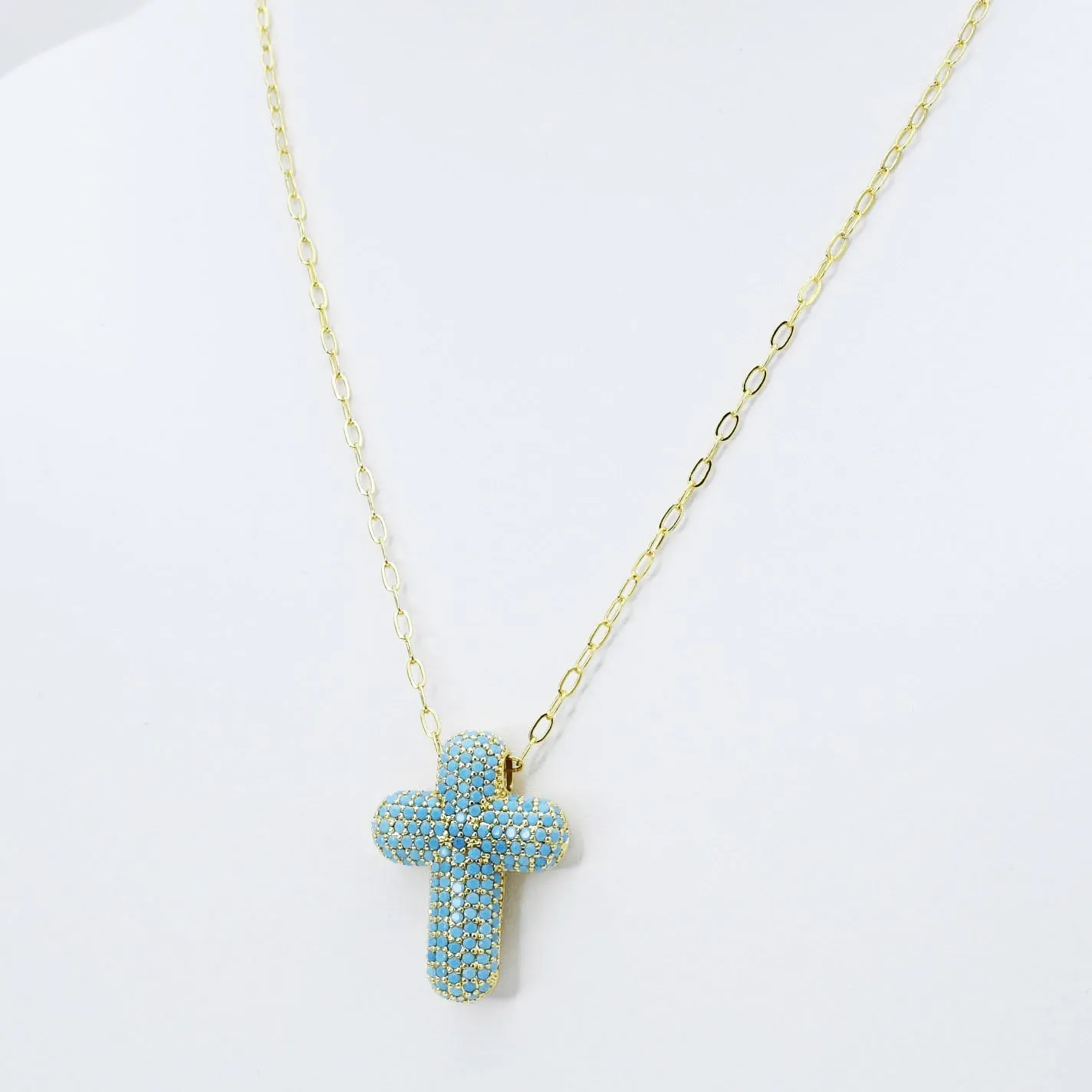 Faithful Glow Turquoise Necklace sold by Buddy Love product image thumbnail 2