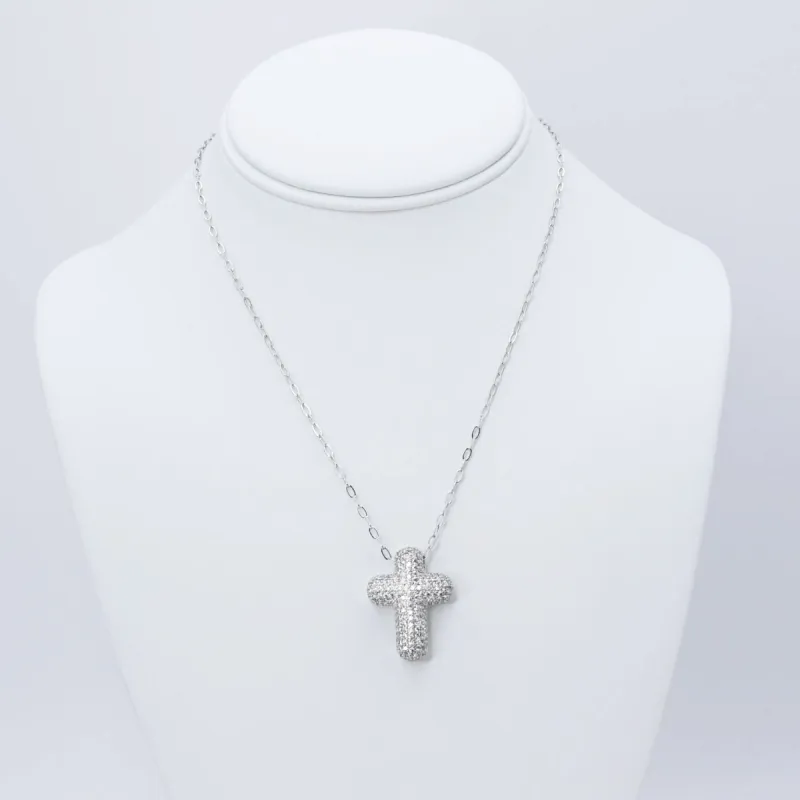 Faithful Glow Silver Necklace sold by Buddy Love