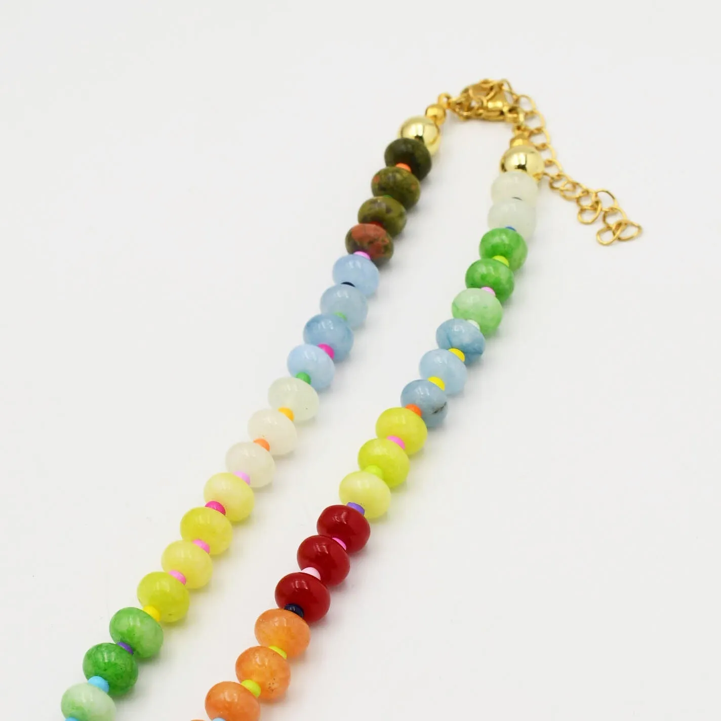 Gemstone Multi Colored Necklace sold by Buddy Love