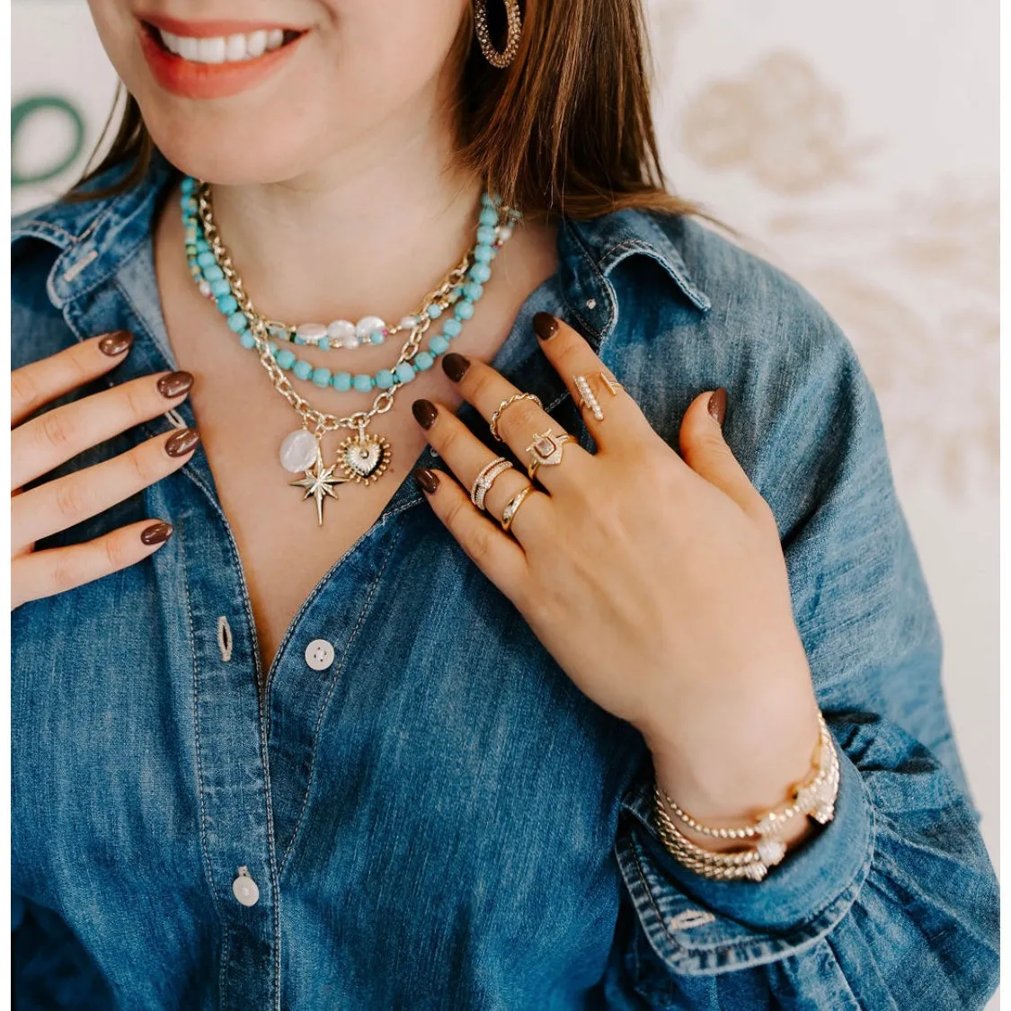 Lovely Link Necklace Gold Necklace sold by Buddy Love product image thumbnail 3